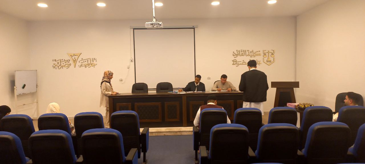 فريق كلية القانون جامعة مصراتة يواصل التدريبات للمحكمة الصورية 