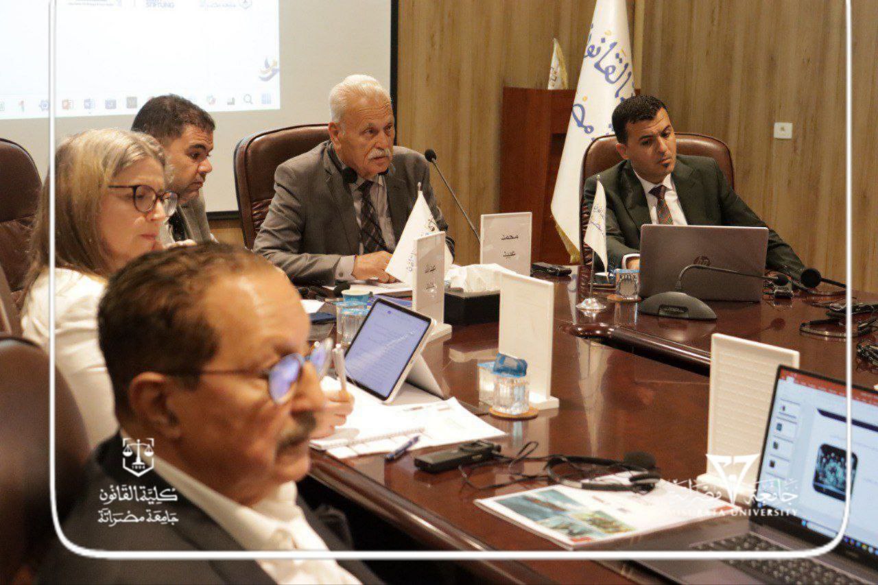 كلية القانون جامعة مصراتة بالشراكة مع مركز ليبيا للدراسات ومؤسسة فريديرش إيبرت تنظم مائدة مستديرة عن الهجرة غير الشرعية