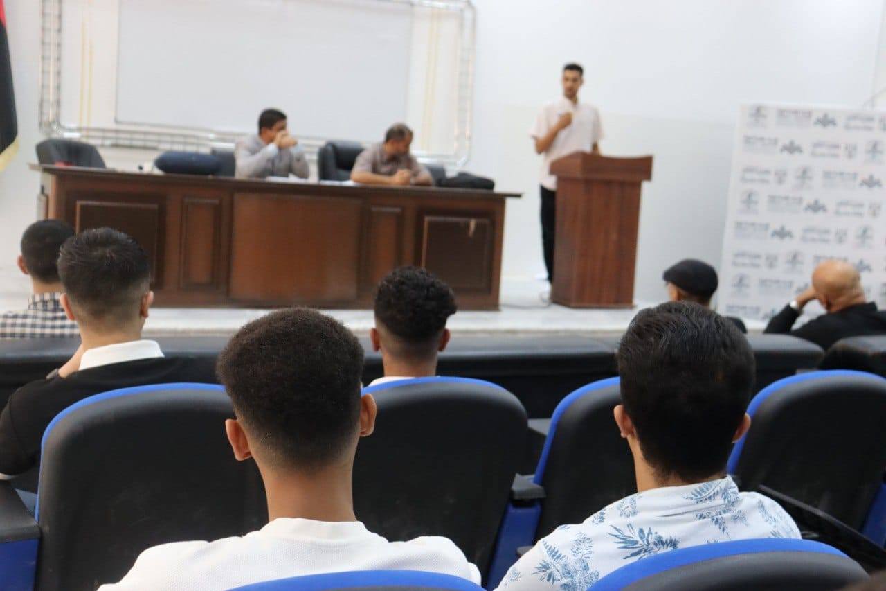 كلية القانون جامعة مصراتة تقيم الملتقى التعريفي للطلبة الجدد للفصل الدراسي خريف 2025/2026