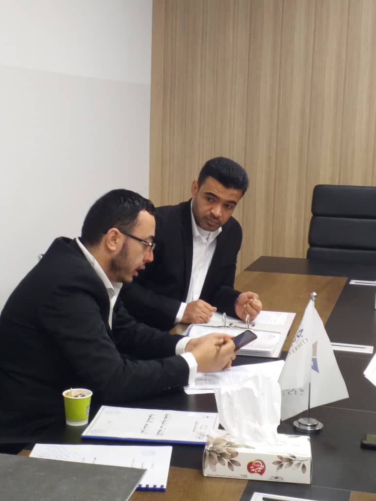 فريق التقييم بالقانون في ضيافة الدراسات الإسلامية