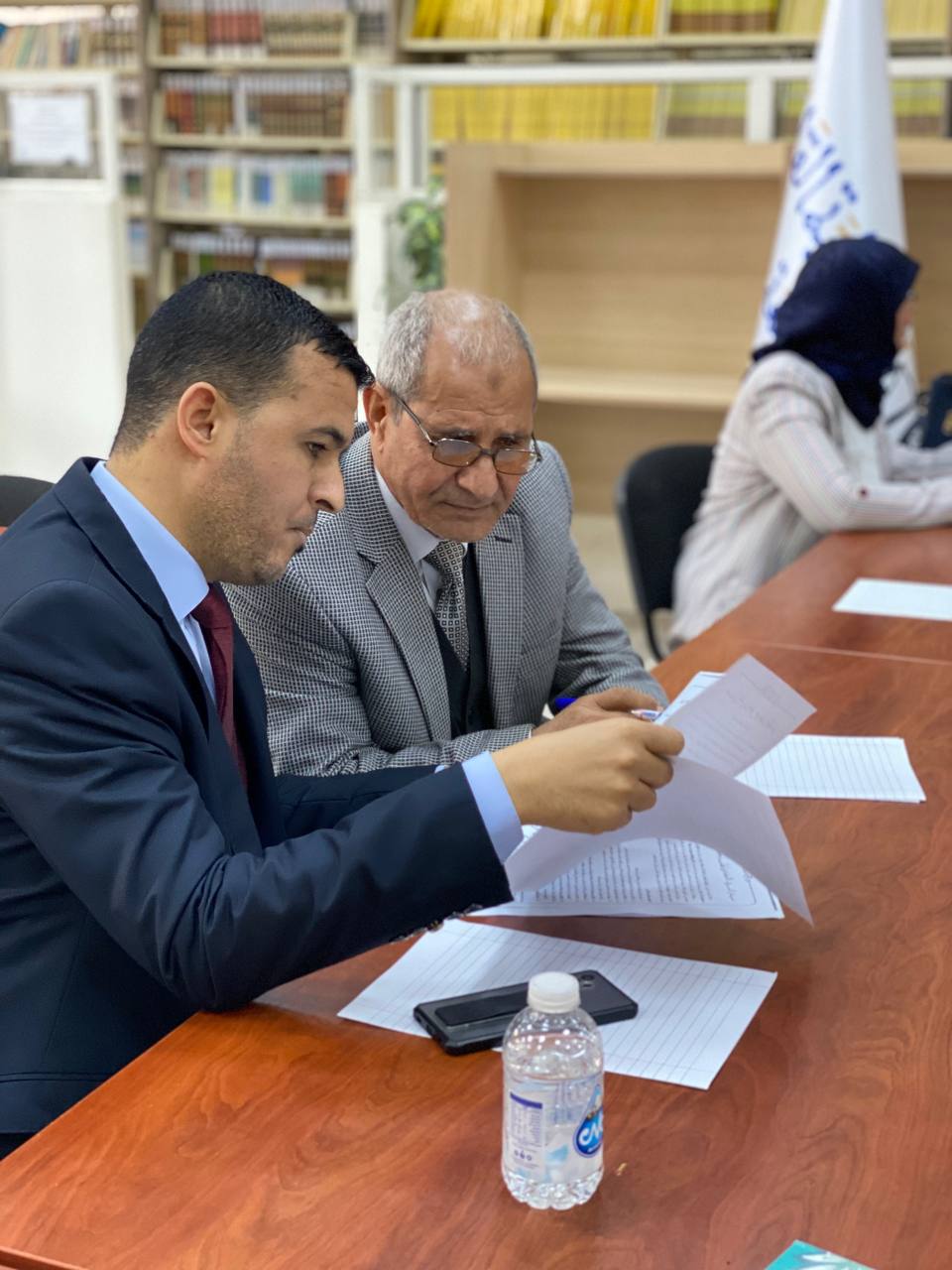 فريق التدقيق الجامعي في ضيافة القانون