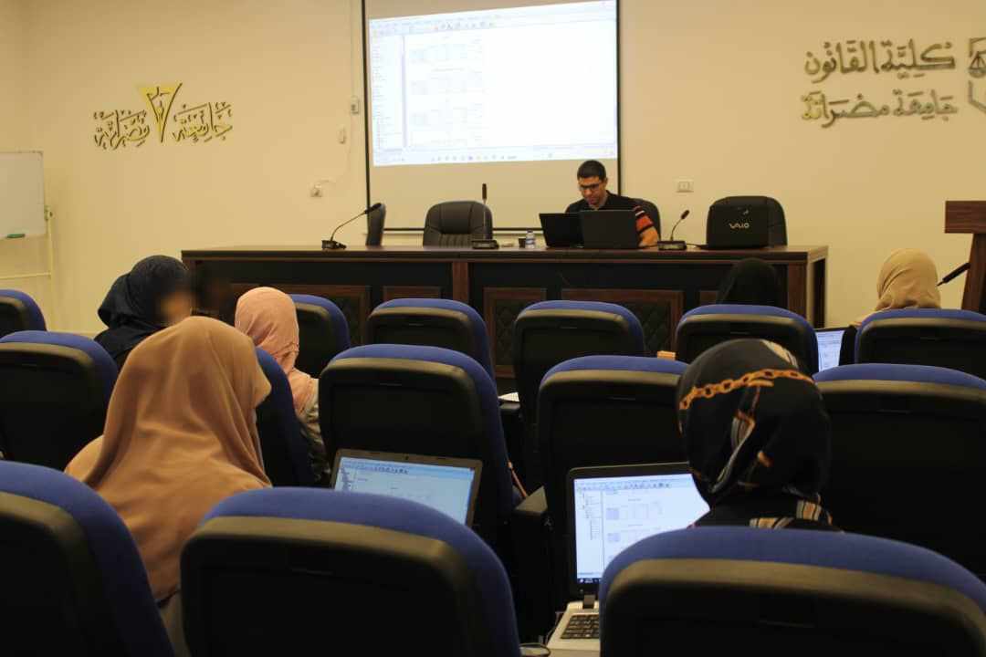 قسم الجودة بالكلية ينظم دورة تدريبية عن أساسيات استخدام البرنامج الإحصائي SPSS