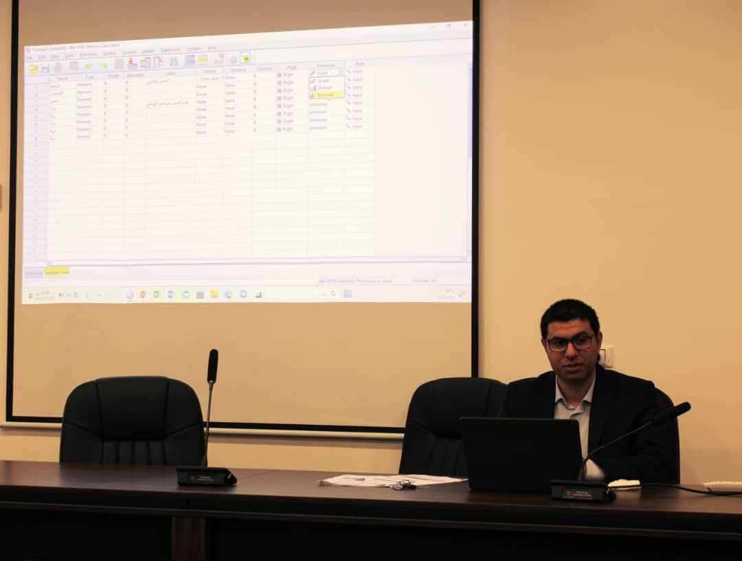 قسم الجودة بالكلية ينظم دورة تدريبية عن أساسيات استخدام البرنامج الإحصائي SPSS