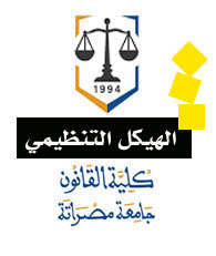 الهيكل التنظيمي